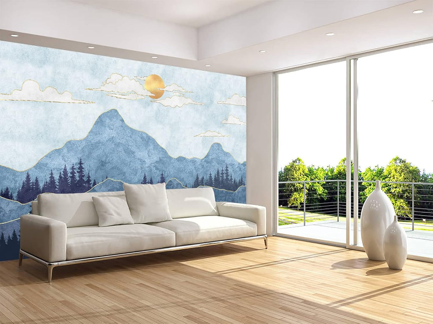 Art Wallpaper 3D Illusion Woman Face Relief Mural Wallpaper for Bedroom Living Room TV Background (Not Peel n' Stick)