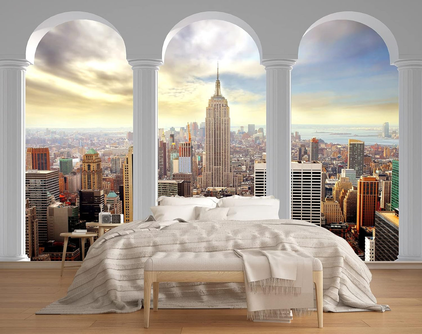 Art Wallpaper 3D Illusion Woman Face Relief Mural Wallpaper for Bedroom Living Room TV Background (Not Peel n' Stick)